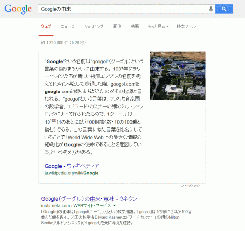 Googleの由来